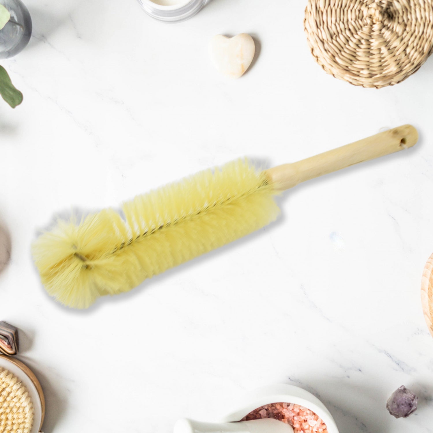 Brusheezy Classic Wooden Bottle Cleaning Brush