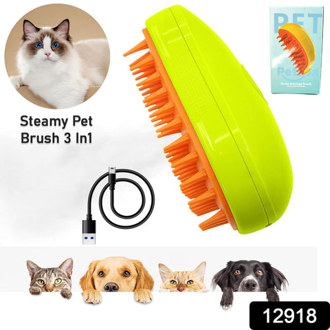 Pawgos Pets Grooming Steamer Brush