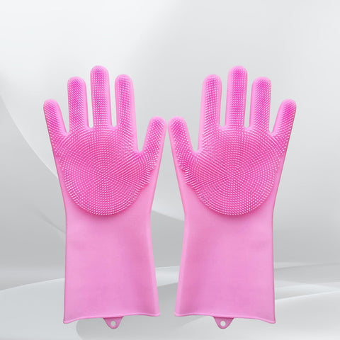 Silicone Scrubbing Gloves