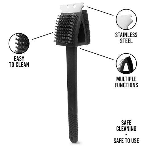 Flushos PowerScrub Toilet Brush n Scraper