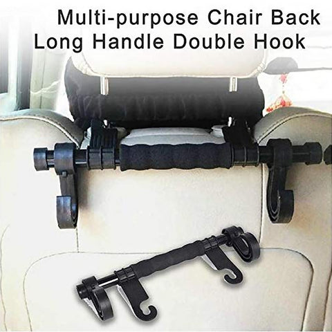 StorEase Car Headrest Double Hook Organizer