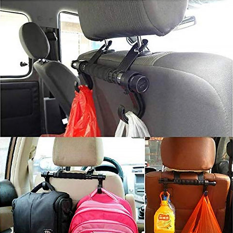 StorEase Car Headrest Double Hook Organizer