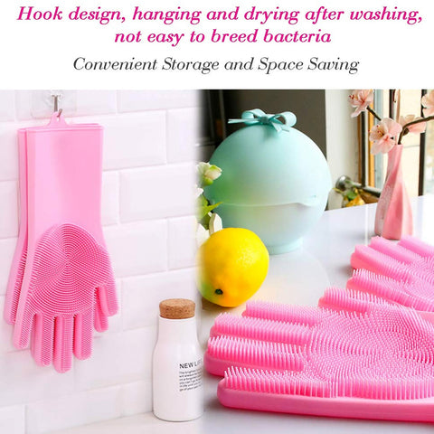 Silicone Scrubbing Gloves