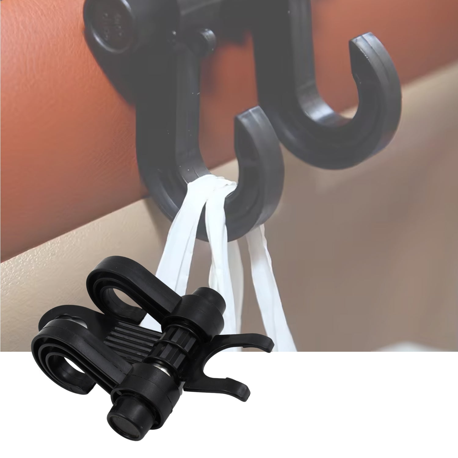 StorEase Car Headrest Hook Organizer