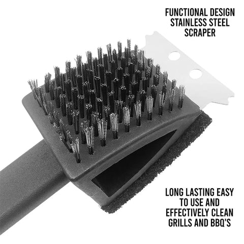 Flushos PowerScrub Toilet Brush n Scraper