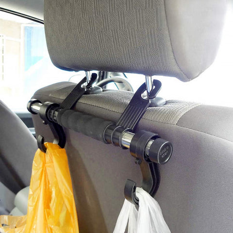 StorEase Car Headrest Double Hook Organizer