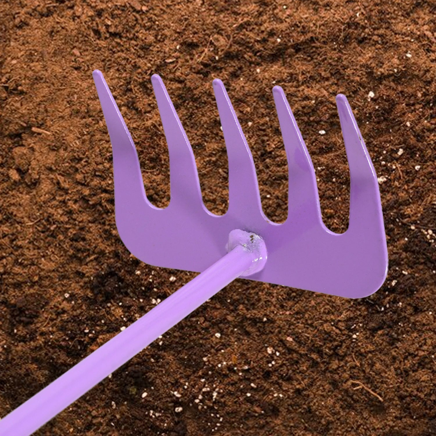 Pogrovea Gardening Rake-Purple