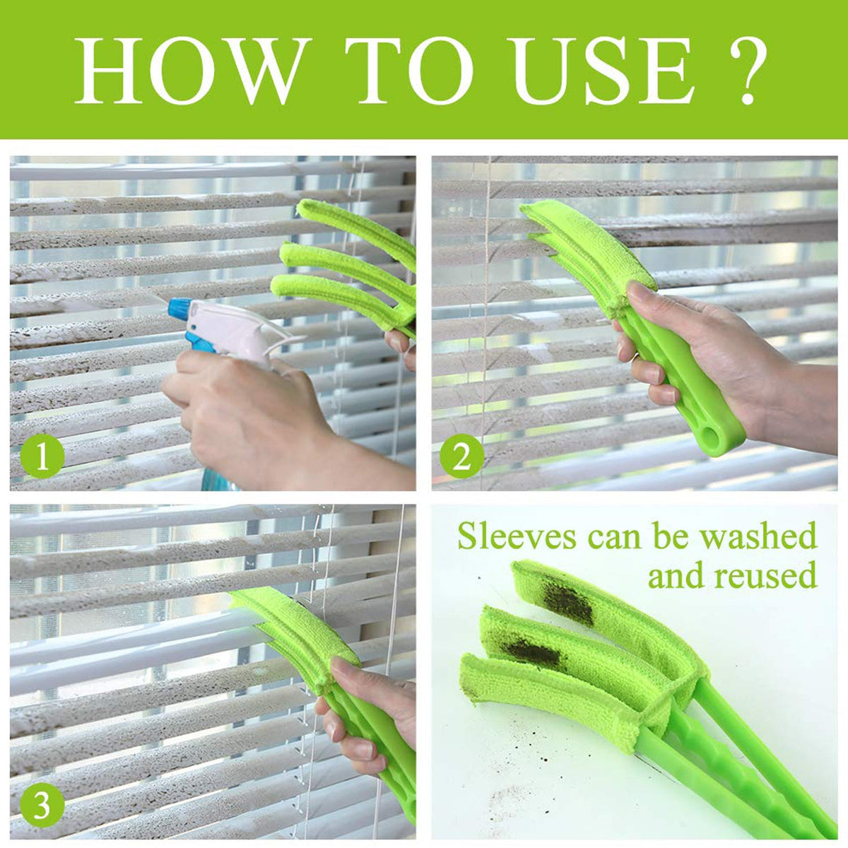 Dusture MicroSweep Window Blind Cleaner