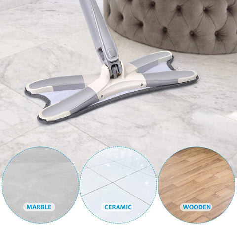 Adjustable 360¬∞ mop for multi-surface cleaning at home