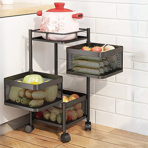 StorEase Premium 3-Layer RegalCart Storage & Organizer