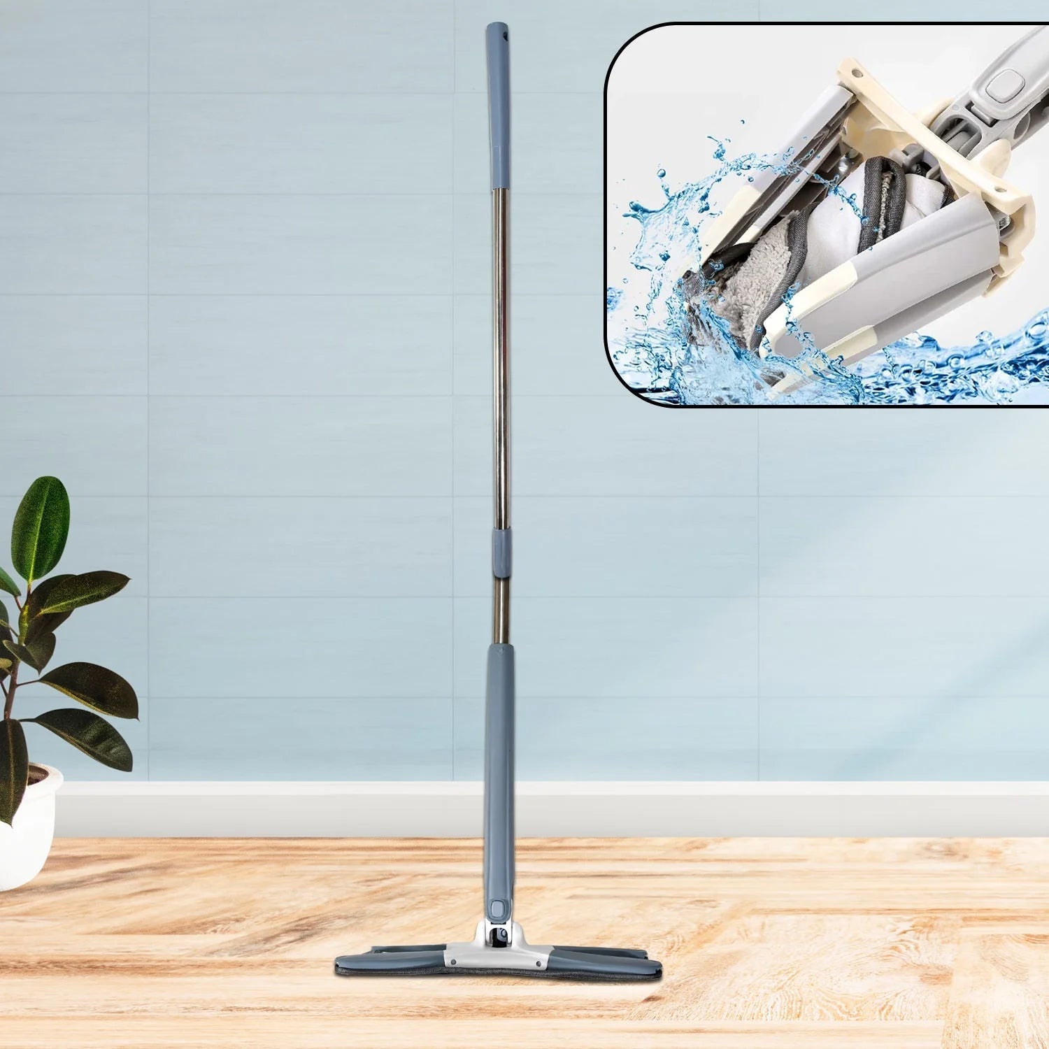 360¬∞ flat hand mop for cleaning floors, walls, and ceilings