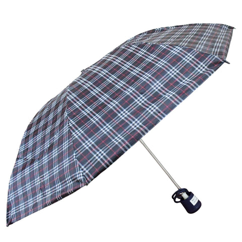 Classic 3 Fold Umbrella - Check