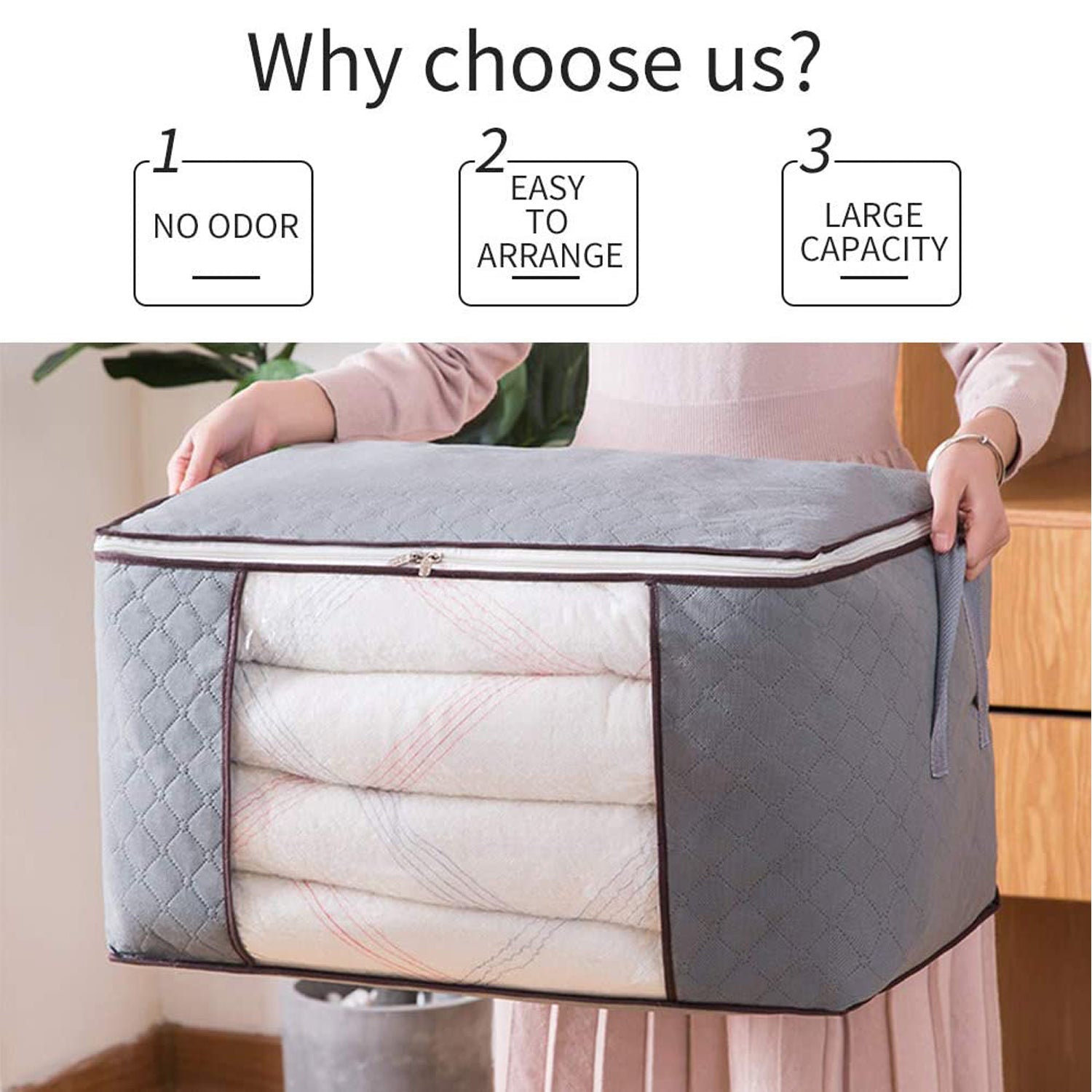 Durable traveling storage bag, ideal for clothes