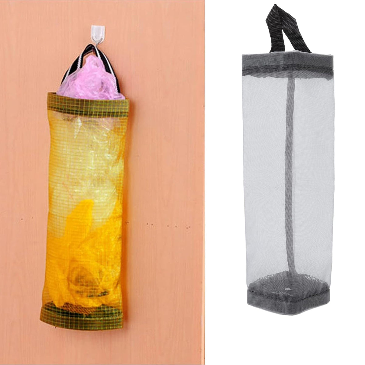 Compact Hanging Trash Bag Holder