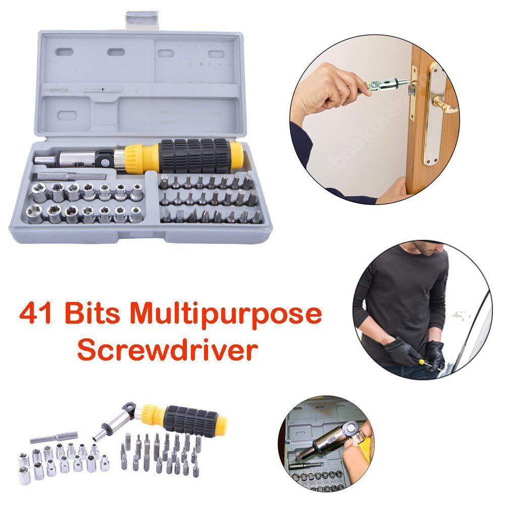 Detailed view of socket and screwdriver tools