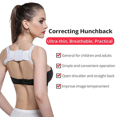 Adjustable posture correction band for daily use.