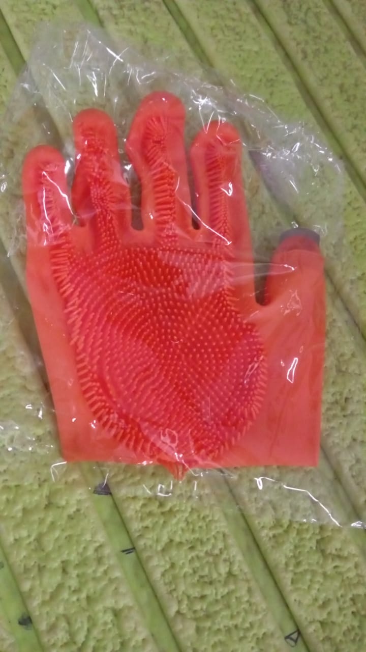 Silicone Scrubbing Gloves 1.0