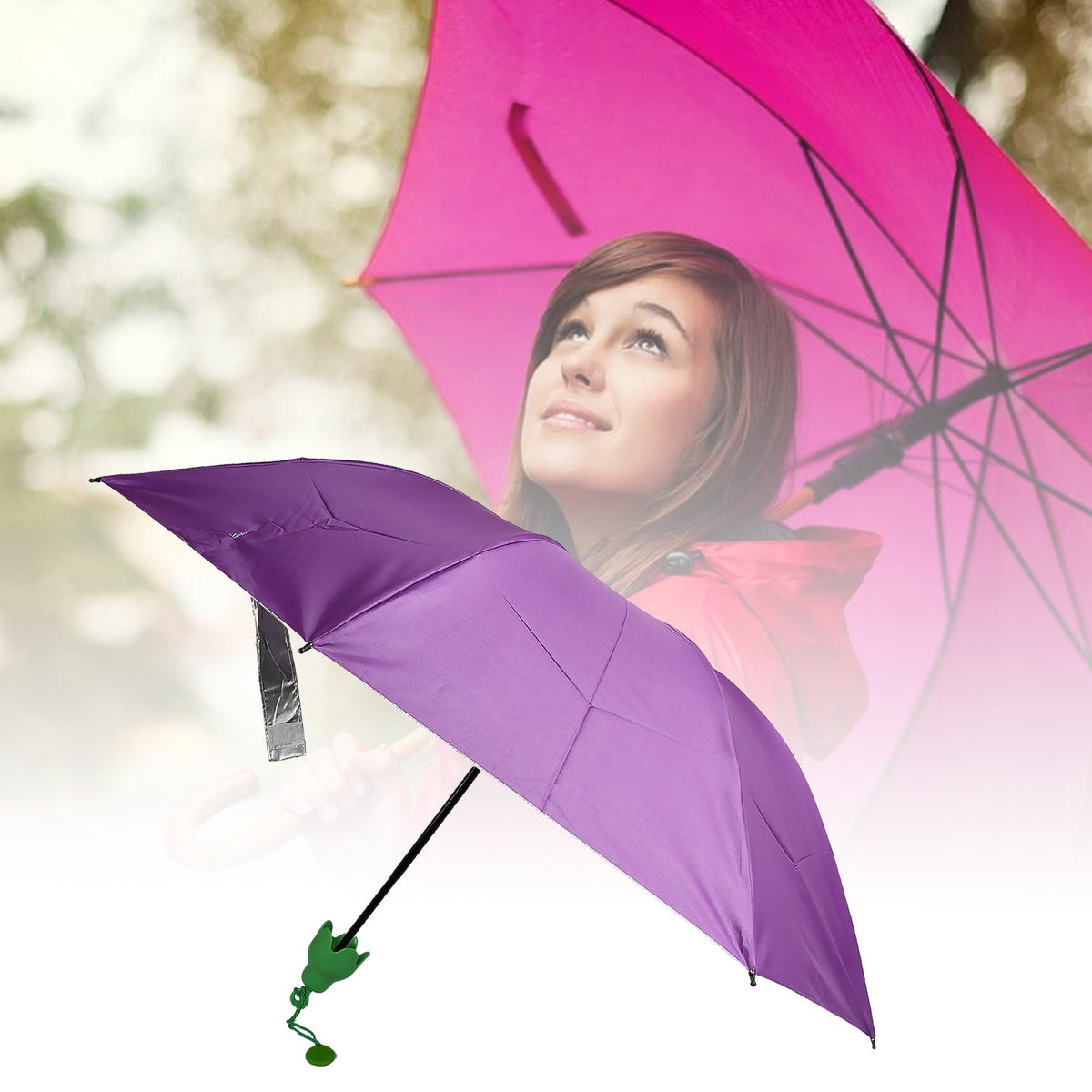 Quirky Ms. Mini Eggplant Umbrella