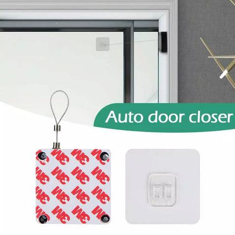 Punch-free sensor door closer designed for seamless use.