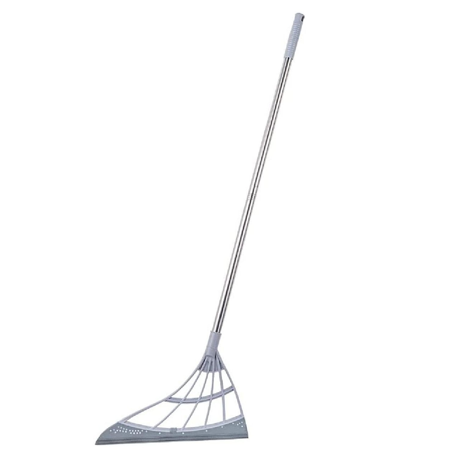 Broom with scraper, made from eco-friendly materials