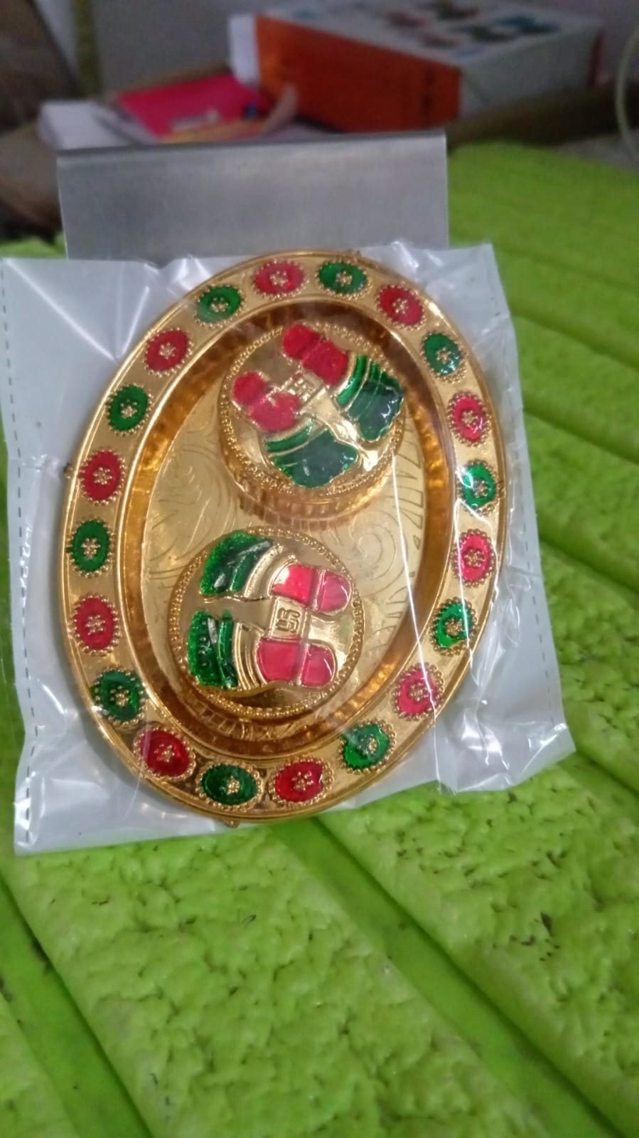 Traditional KumKum Dish: Oval